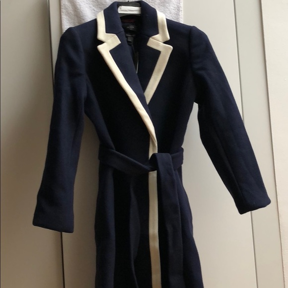 j crew tipped wrap coat